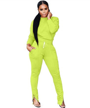 Load image into Gallery viewer, Plus Size 2019 New PINK Letter Print Two Piece Set Sportswear Tracksuit