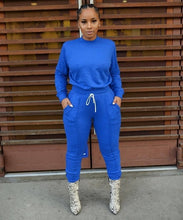 Load image into Gallery viewer, Plus Size 2019 New PINK Letter Print Two Piece Set Sportswear Tracksuit