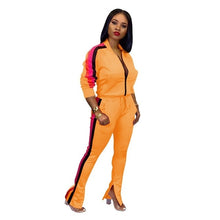 Load image into Gallery viewer, Plus Size 2019 New PINK Letter Print Two Piece Set Sportswear Tracksuit
