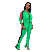 Load image into Gallery viewer, Plus Size 2019 New PINK Letter Print Two Piece Set Sportswear Tracksuit